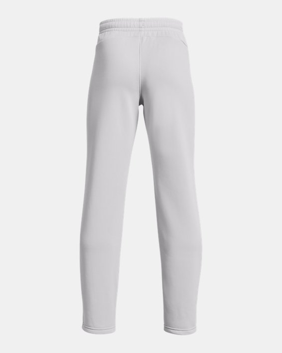 Boys' Armour Fleece® Pants, Gray, pdpMainDesktop image number 1